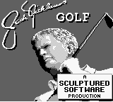 Jack Nicklaus Golf title screen for GameBoy